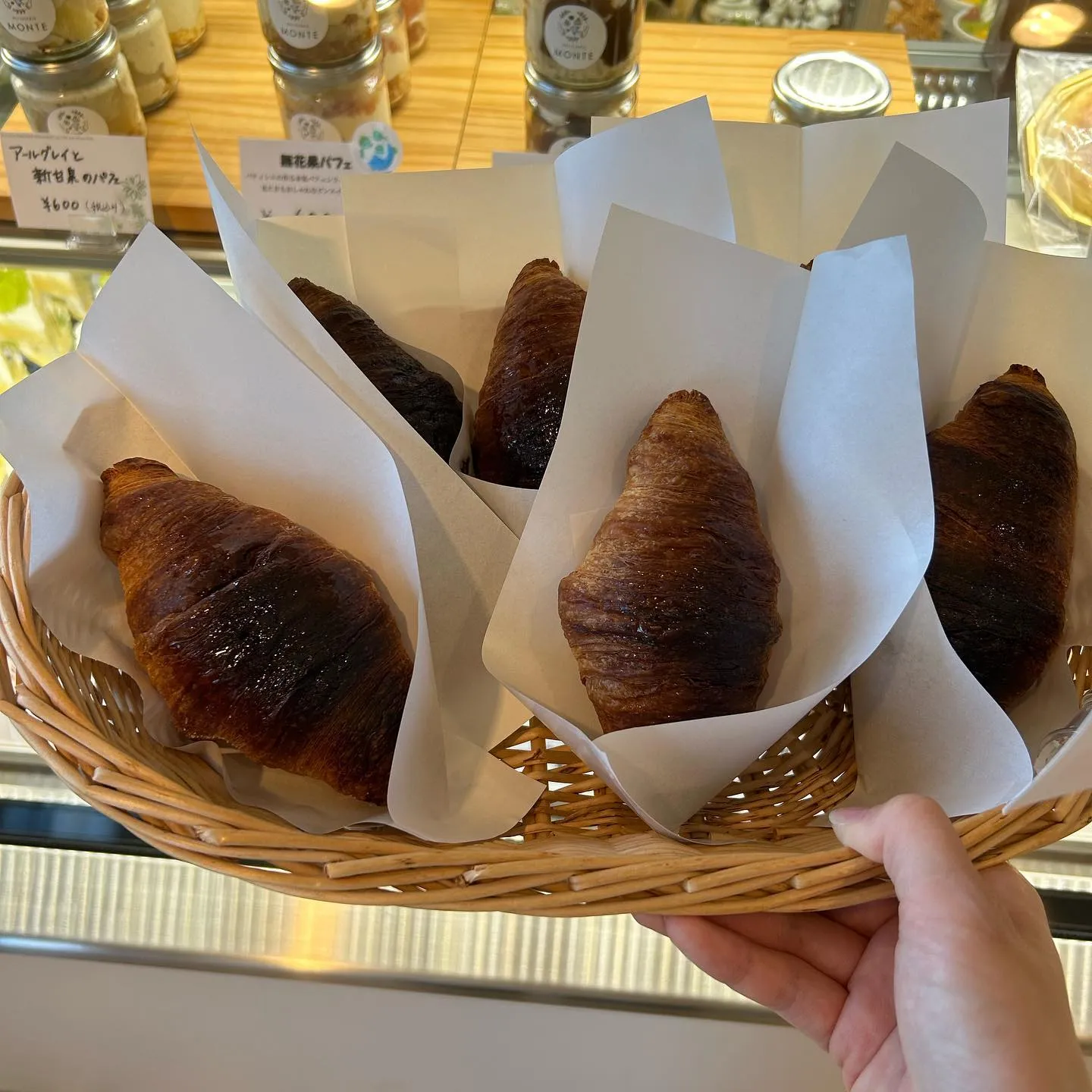 本日限定の星空舞を使った和スイーツ🍡