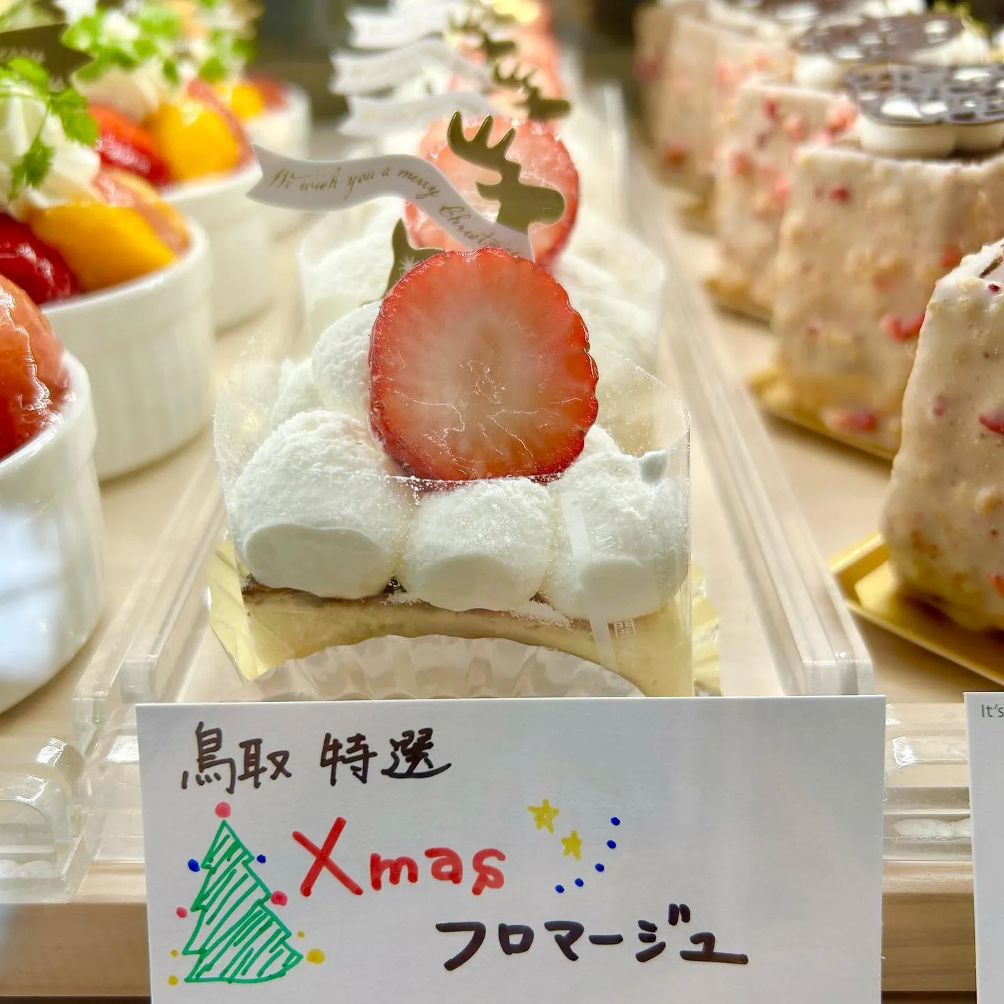 今日からがクリスマスケーキお渡しの本番です🎂