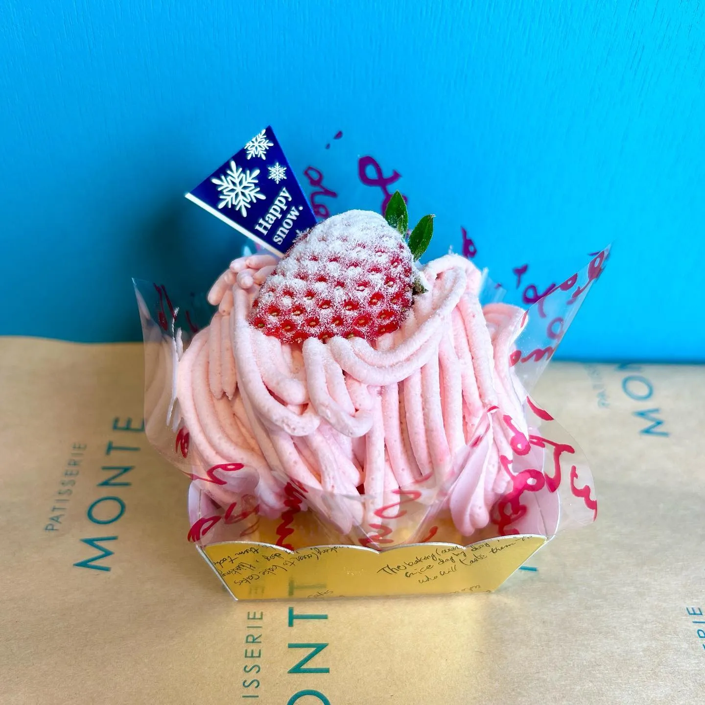 イチゴのモンブランが久々の登場🍓