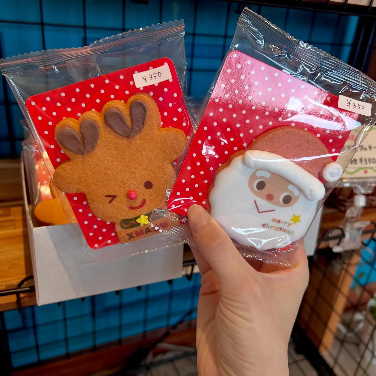 毎年好評のクリスマスクッキーが出ました🎅🦌✨️