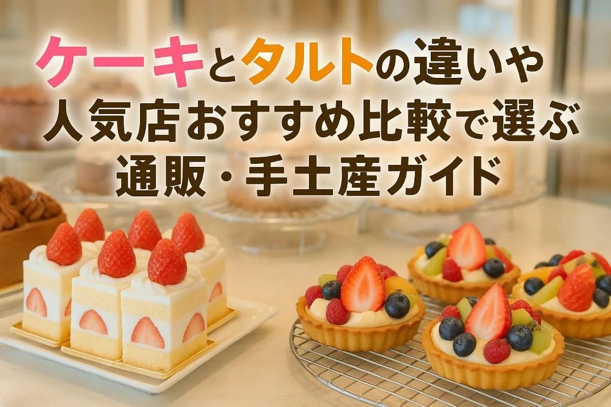 ケーキとタルトの違いや人気店おすすめ比較で選ぶ通販・手土産ガイド