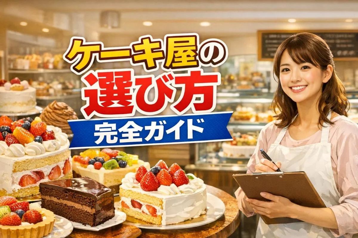 ケーキ屋の選び方完全ガイド