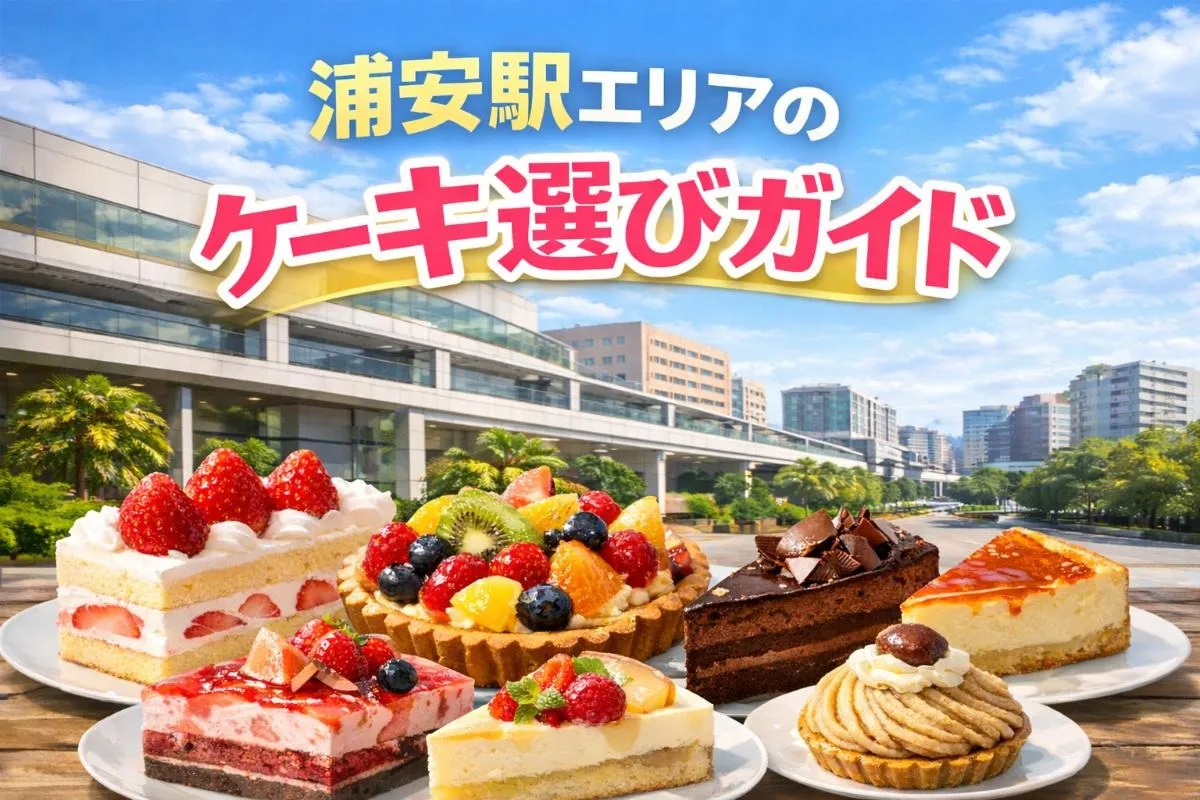 浦安駅エリアのケーキ選びガイド